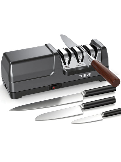 TER 3-stage electric knife sharpener front view